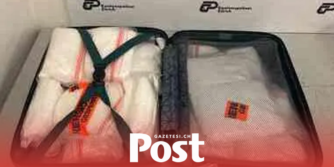 Zürih havalimanın da polis bagajın da 15 kg Ketamin bulduğu kaçakçıyı yakaladı.