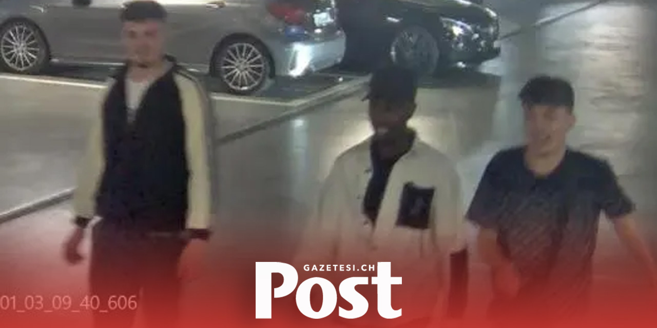 Zürih polisi, yer altı otoparkındaki haydutların fotoğraflarını yayınladı