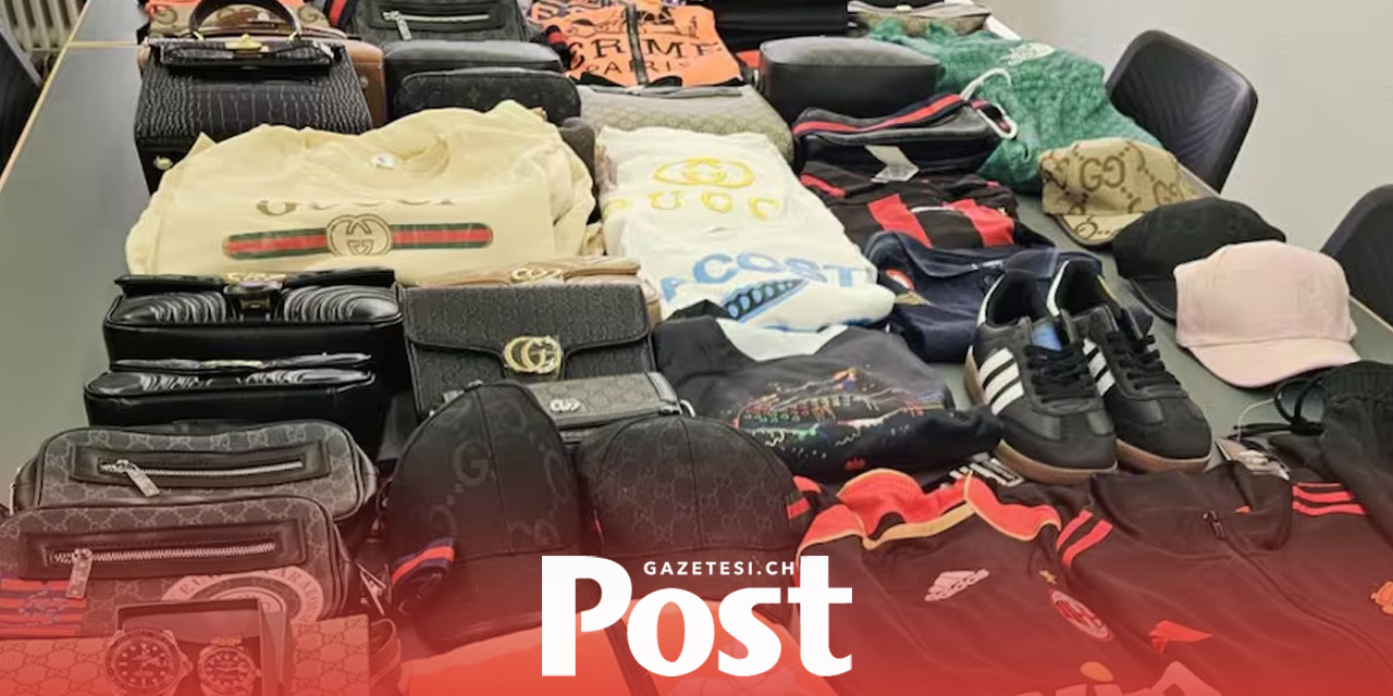 Sahte lüks ürünlerle dolu bir minibüs Ticino’da durduruldu
