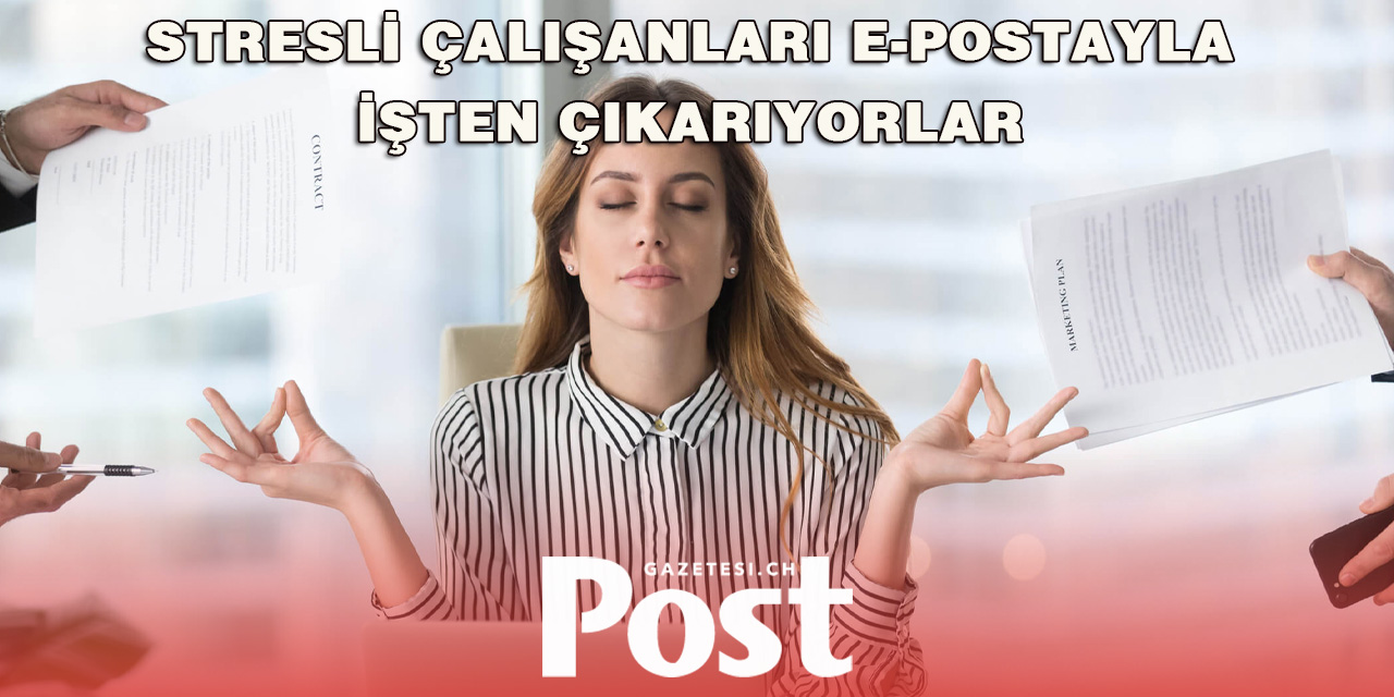 Şirket stres anketi yapıyor ve ardından stresli herkesi işten çıkarıyor