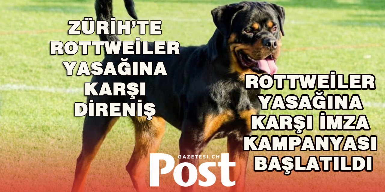 Rottweiler Sahiplerinden Yasak Kararına Protesto