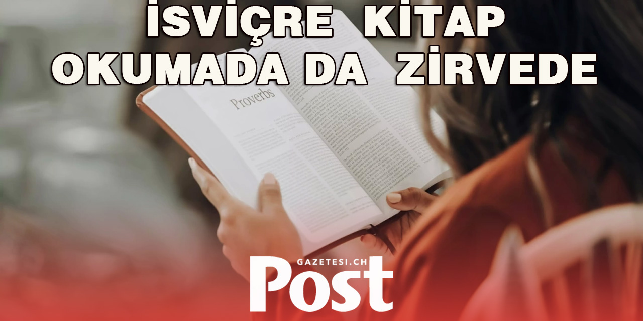 İsviçre kitap okumada da  zirvede