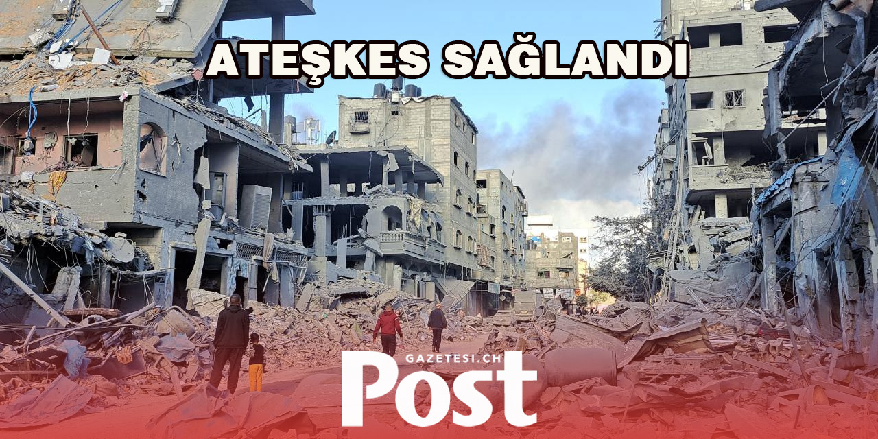 Gazze Şeridi’nde İsrail ve Hamas Ateşkeste Anlaştı