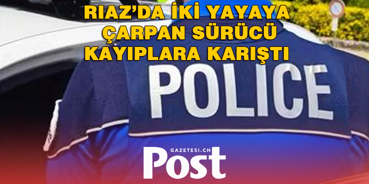 Riaz’da İki Kişiye Çarpıp Kaçan Araç Sürücüsü Her Yerde Aranıyor