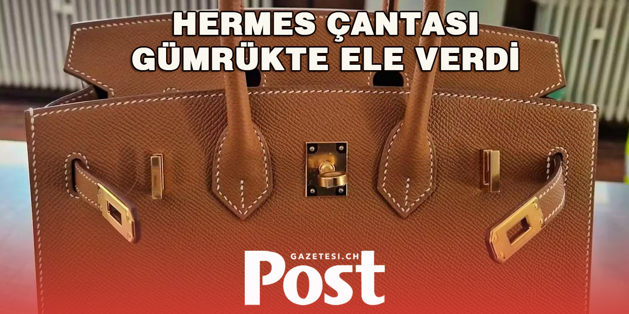 Lüks Çantayı Sakladı, 2.000 Frank Vergi Ödedi