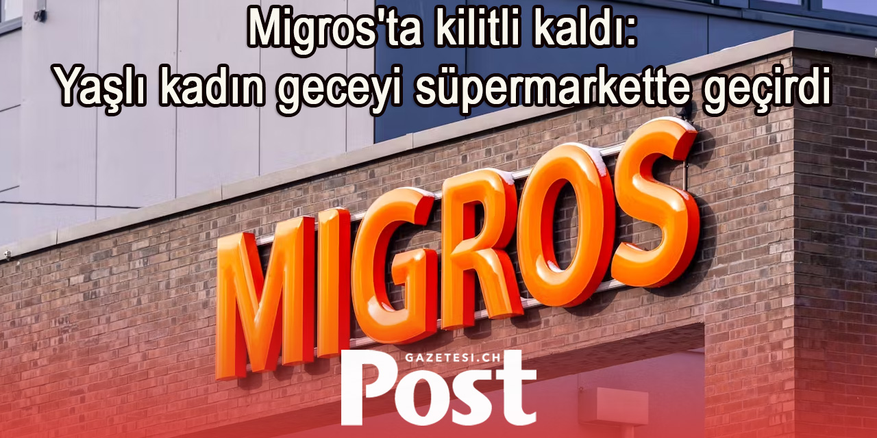 Migros Süpermarketinde Geceyi Geçiren Kadın Kurtarıldı