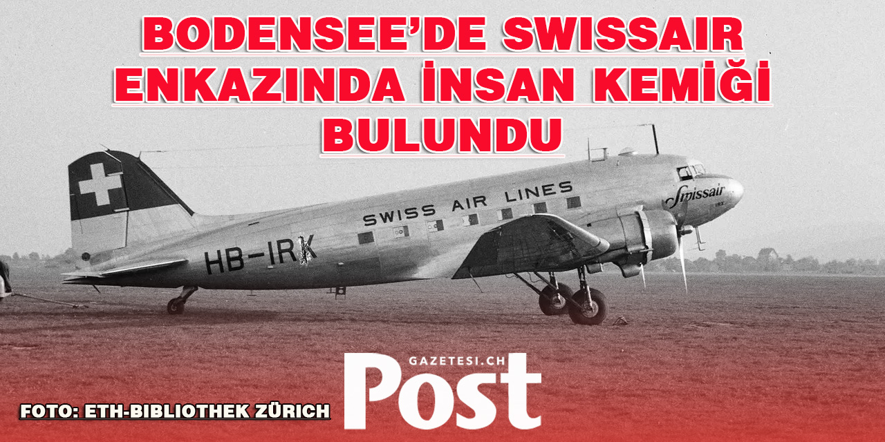 1954’te Düşen Swissair Uçağının Enkazında İnsan Kalıntısı Bulundu