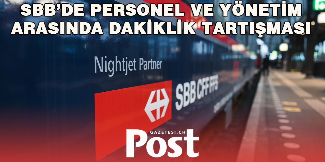 Tren Güvenliği mi, Dakiklik mi? SBB’de Tartışma Büyüyor