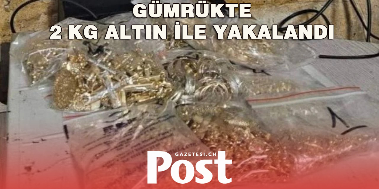 Bulgaristan sınırında Türk yolcu, kemerine sakladığı 2 kilo altınla yakalandı