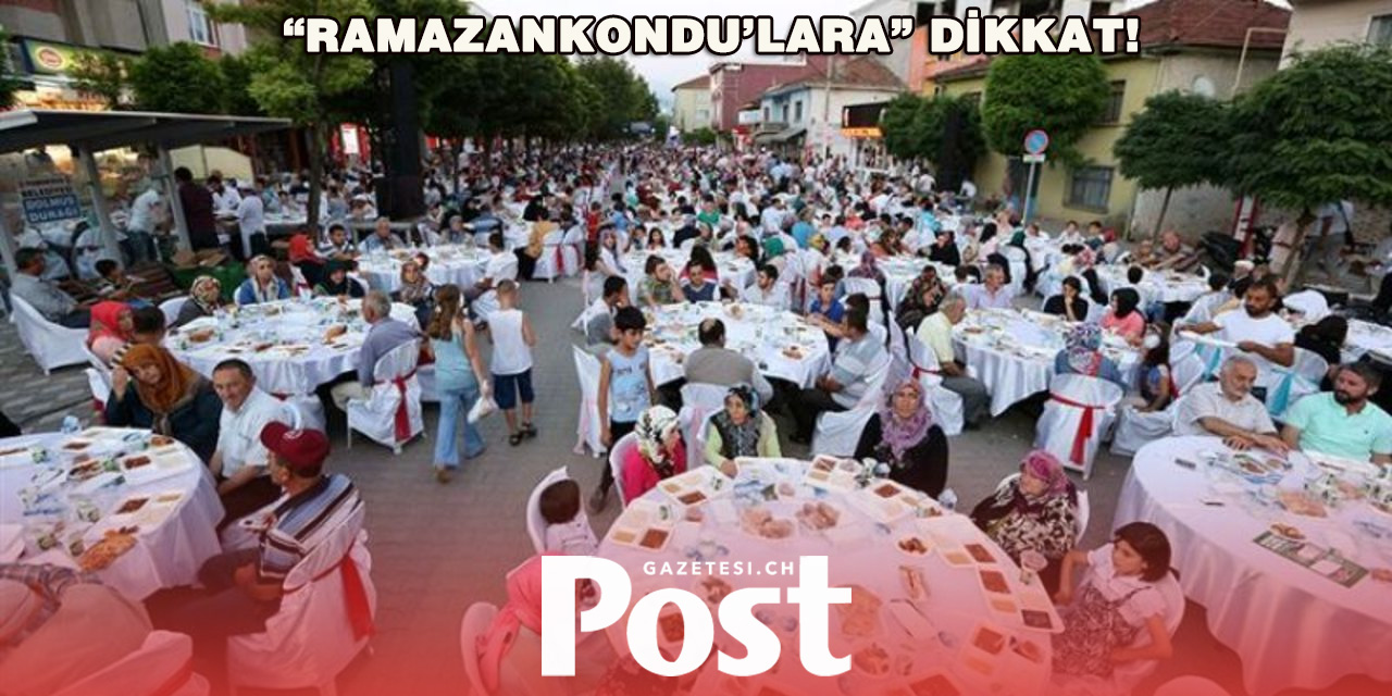 Toplu iftarlar zehirlenmelere yol açabiliyor