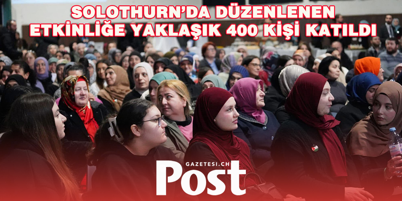 İsviçre’de Fatih Camisi’nde Yoğun Katılımlı Program