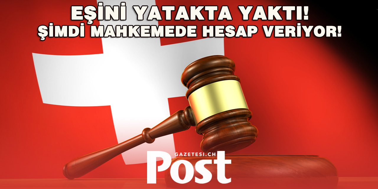 Eşini Yakan Kadın Hakim Karşısında