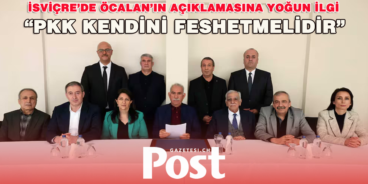 İsviçre’de Öcalan’ın Açıklamasına Yoğun İlgi