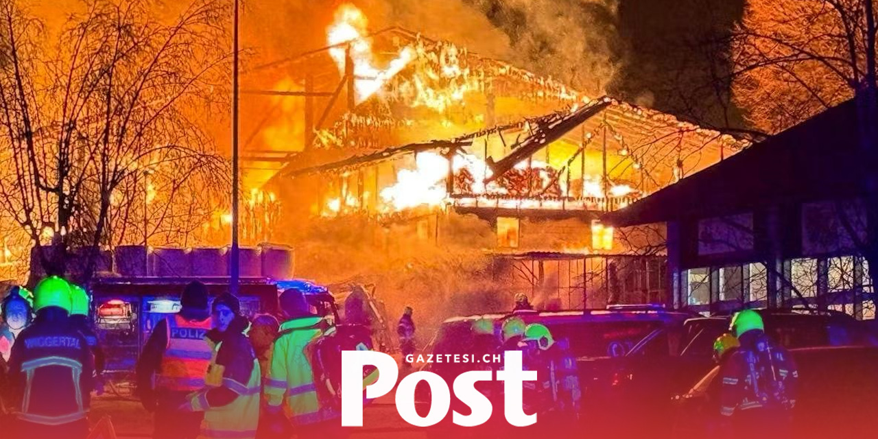 Lucerne Richenthal’de Ahır Yangını: 140 Hayvan Telef Oldu