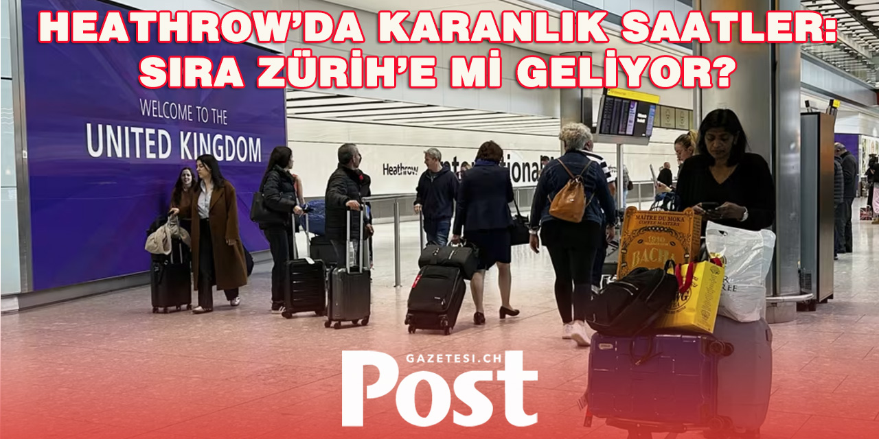 Avrupa’nın En Yoğun Havalimanlarından Birinde Sistem Çöktü