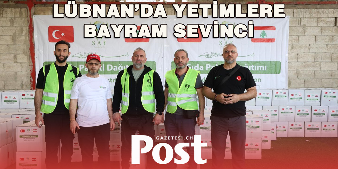 SAF Derneği’nden Ramazan’da Lübnan’a Yardım Eli
