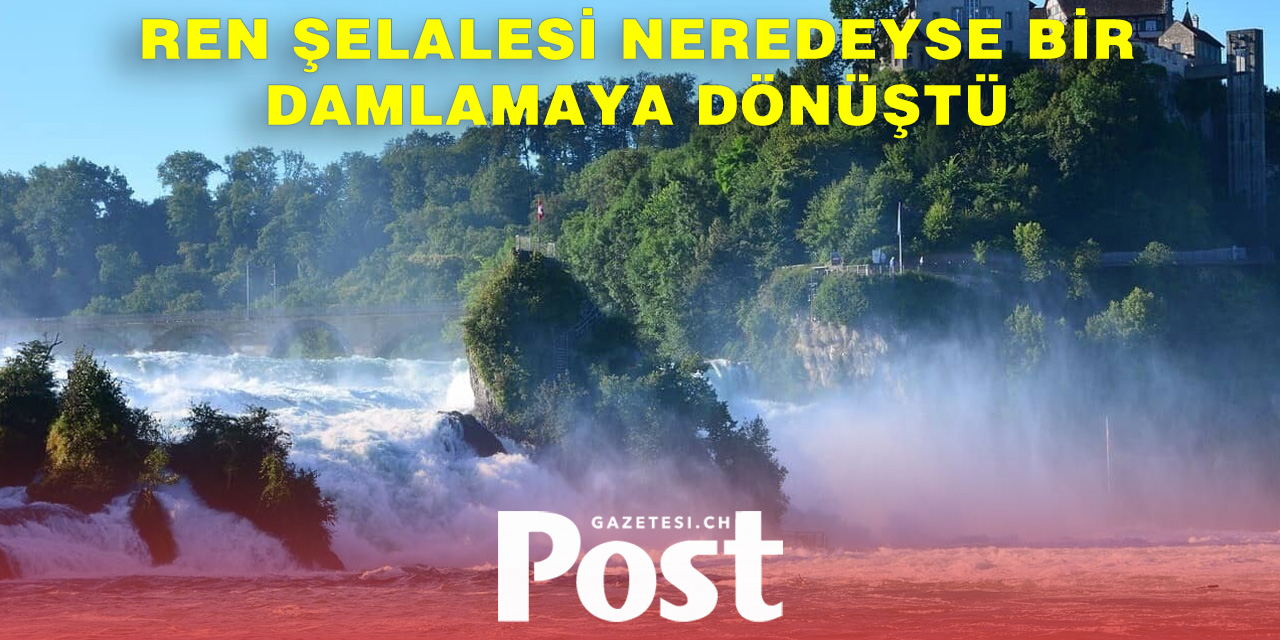 Rheinfall Şelalesi’nde Tarihi Düşüş