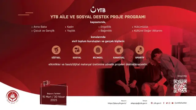 YTB’den yurt dışında yaşayan Türk ailelere yönelik projelere 10 bin euro destek