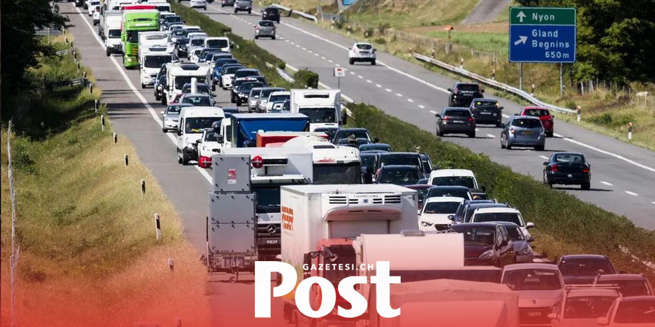 Rolle ile Gland Arasındaki Otoyol Gece Yarısına Kadar Kapalı Kaldı