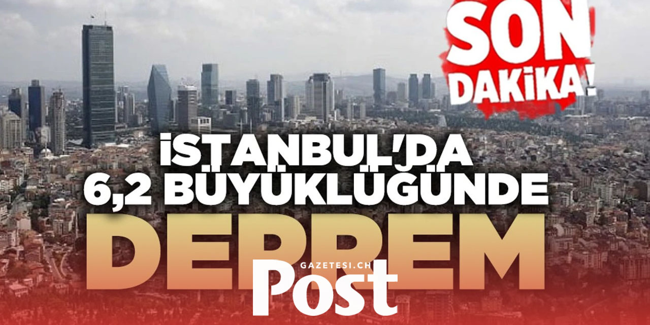 İstanbul'da şiddetli deprem! Çok sert salladı, çevre illerde hissedildi