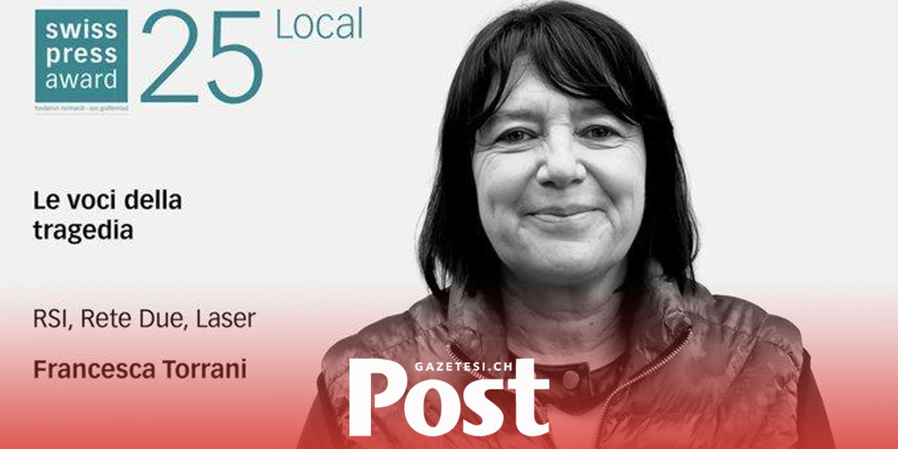 İsviçre Basın Ödülleri’nde Francesca Torrani Yılın Gazetecisi Seçildi
