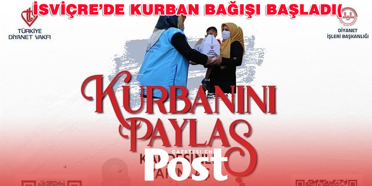 Diyanet’ten İsviçre’de Kurban Organizasyonu