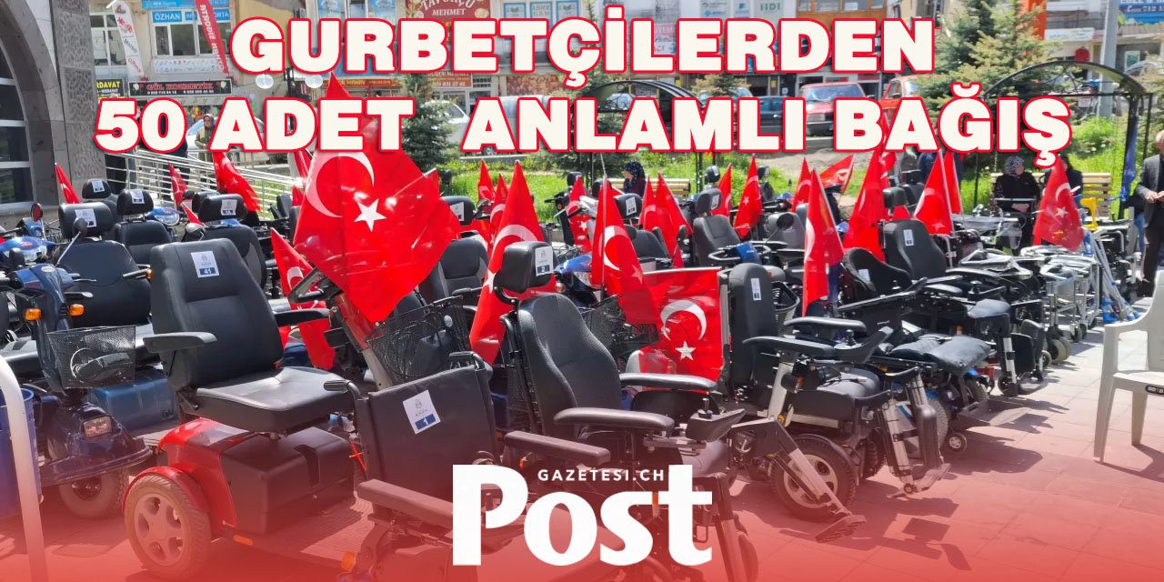 Gurbetçi hayırseverin engelli vatandaşlara akülü araç dağıtımı gerçekleşti