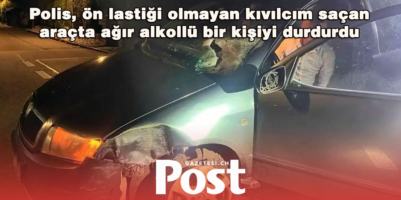 Aargau’da Sarhoş Sürücü Hurda Araçla Yakalandı