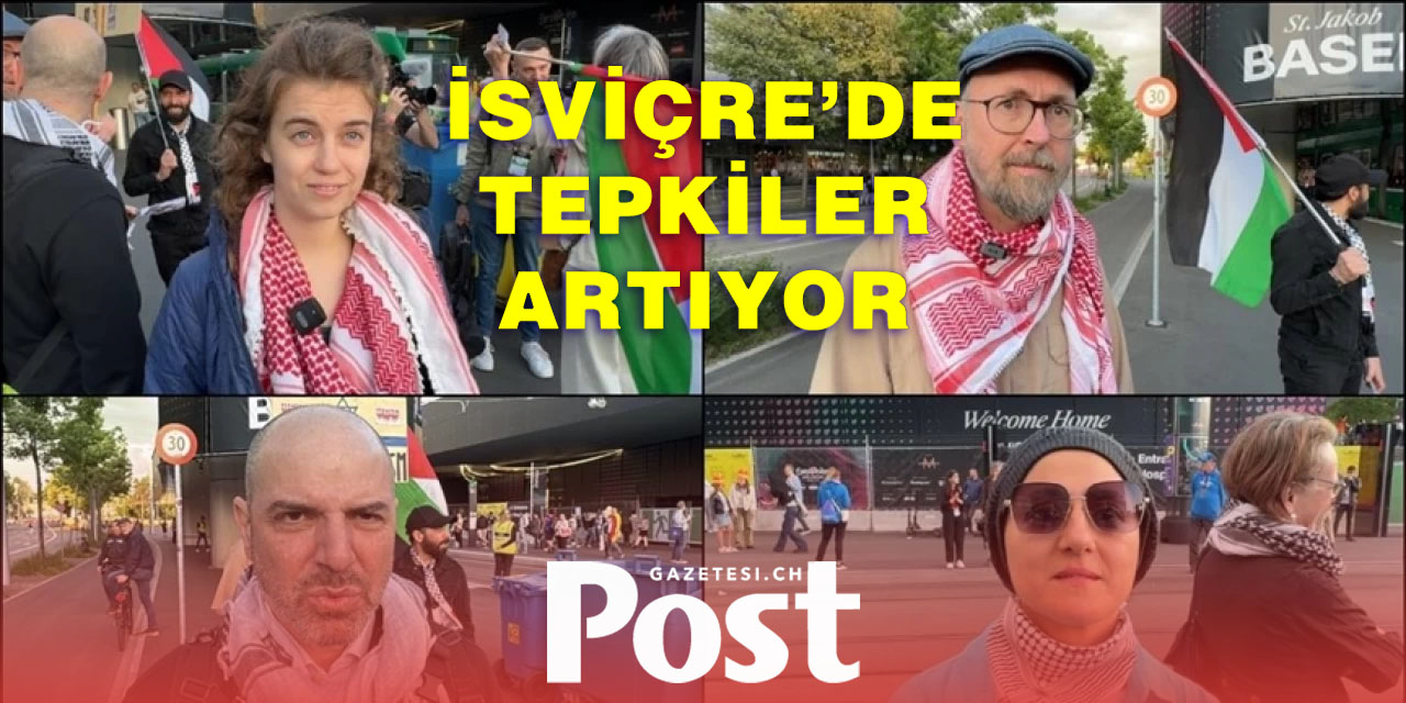 İsviçre'de İsrail'e tepki giderek artıyor