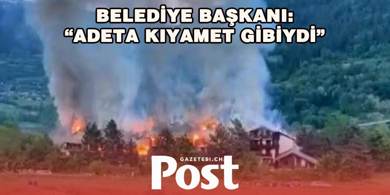 Fransa’da Korkutan Yangın
