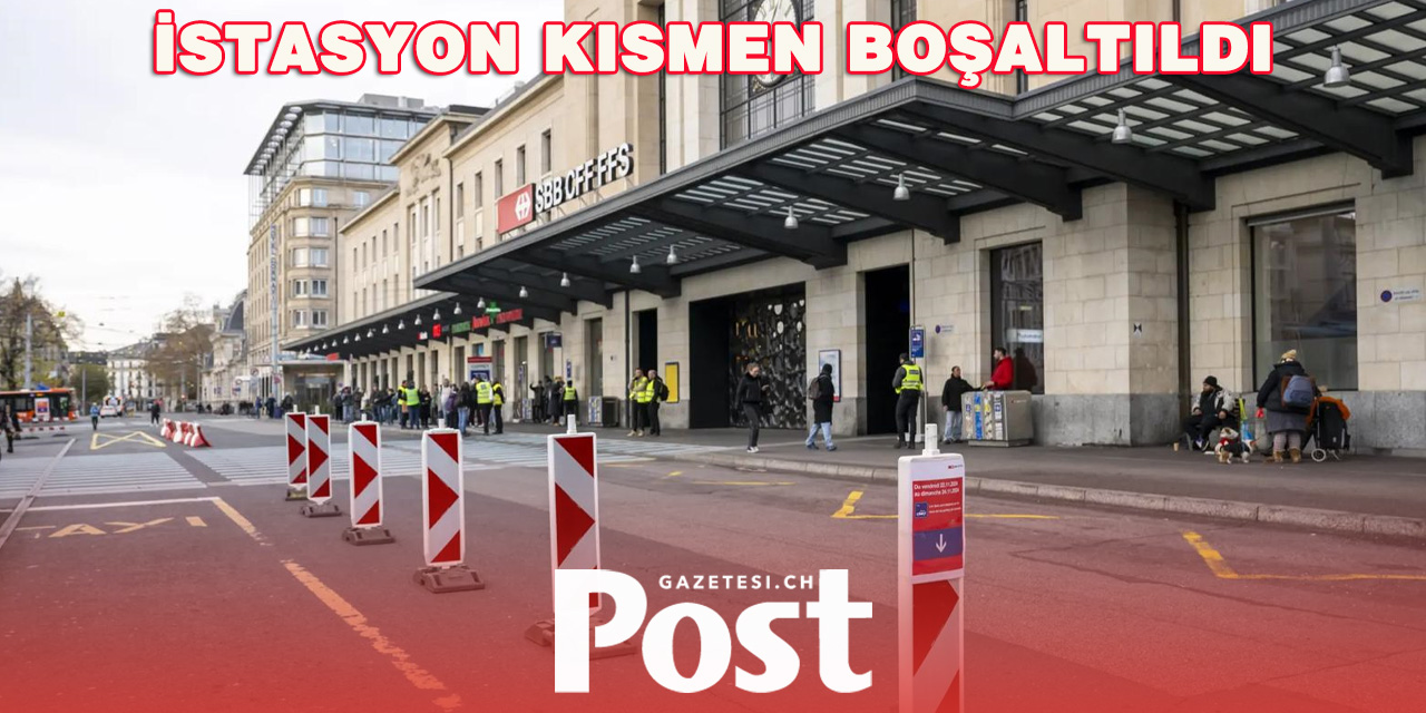 Cenevre Tren İstasyonu Cornavin’de Bomba Alarmı