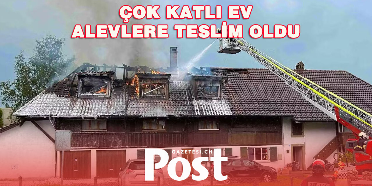 Fribourg Courgevaux’da Yangın Paniği