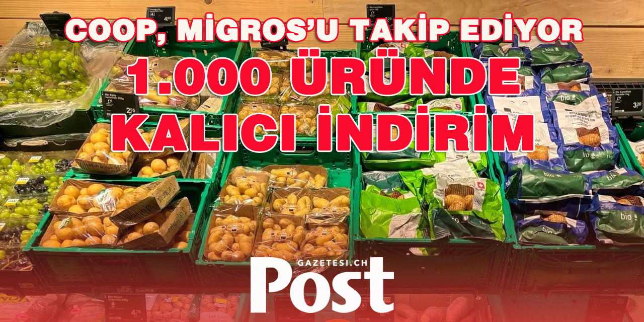 Coop’tan Büyük Fiyat İndirimi Hamlesi: 1.000 Üründe Kalıcı İndirim