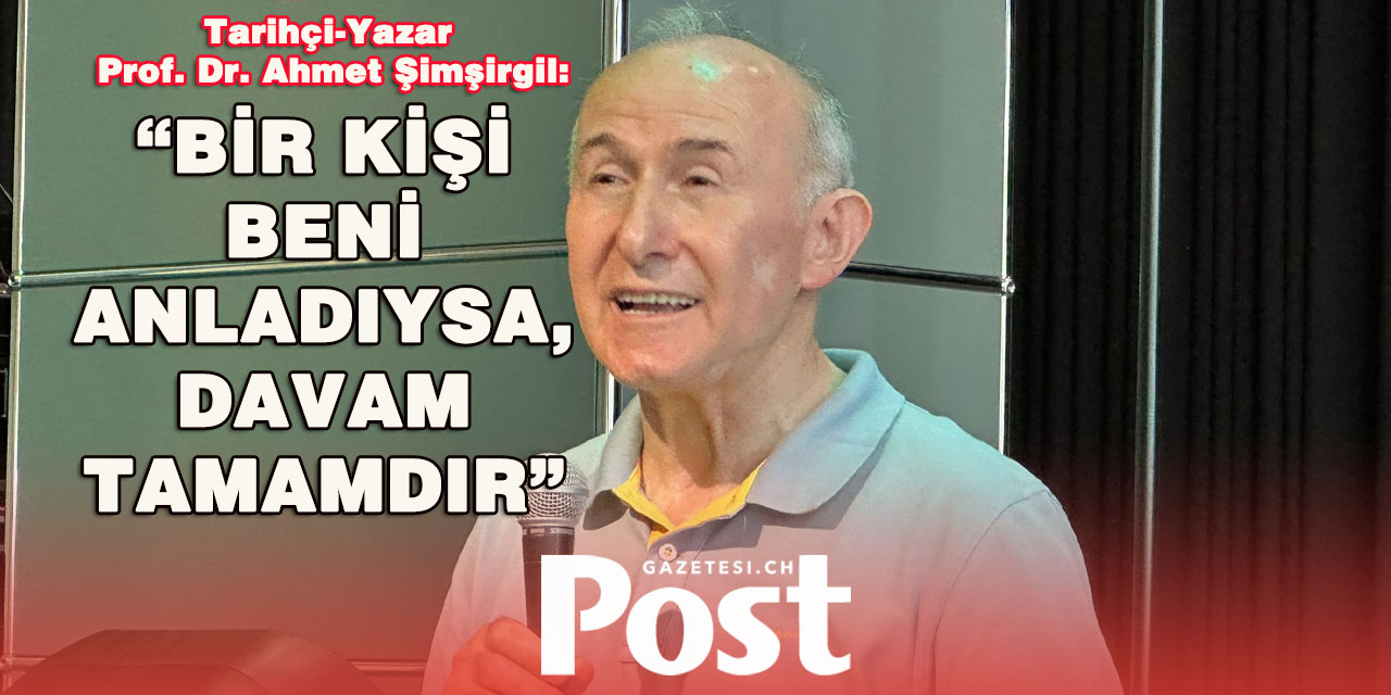 Ahmet Şimşirgil İsviçre Kültür ve Kitap Fuarı’nda Gençlerle Buluştu