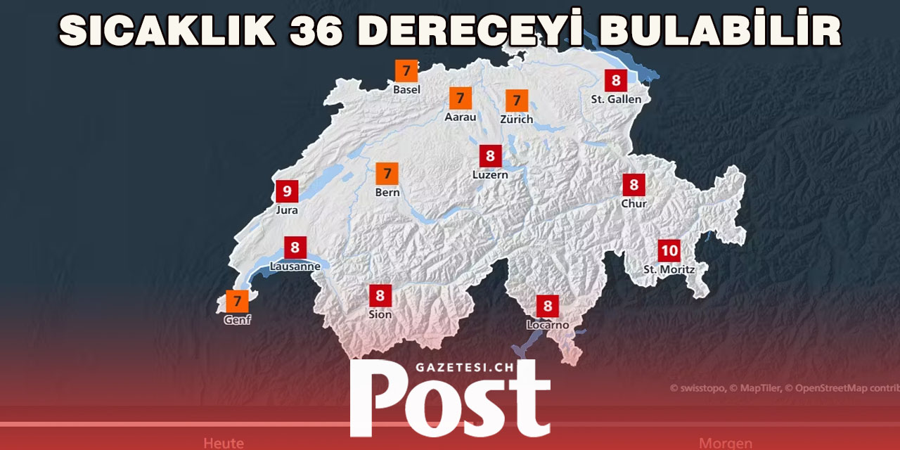 İsviçre’de Kavurucu Sıcaklık Alarmı