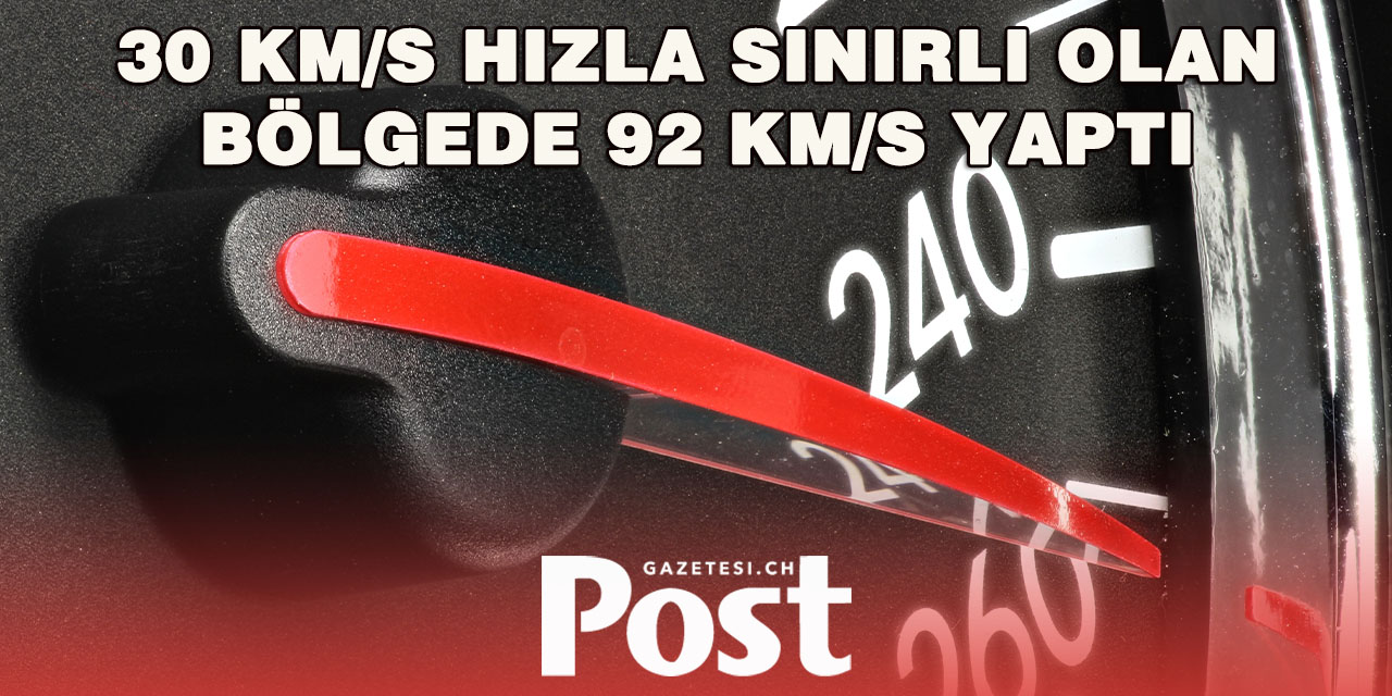 30’luk Yolda 92 ile Gitti, Yakayı Ele Verdi