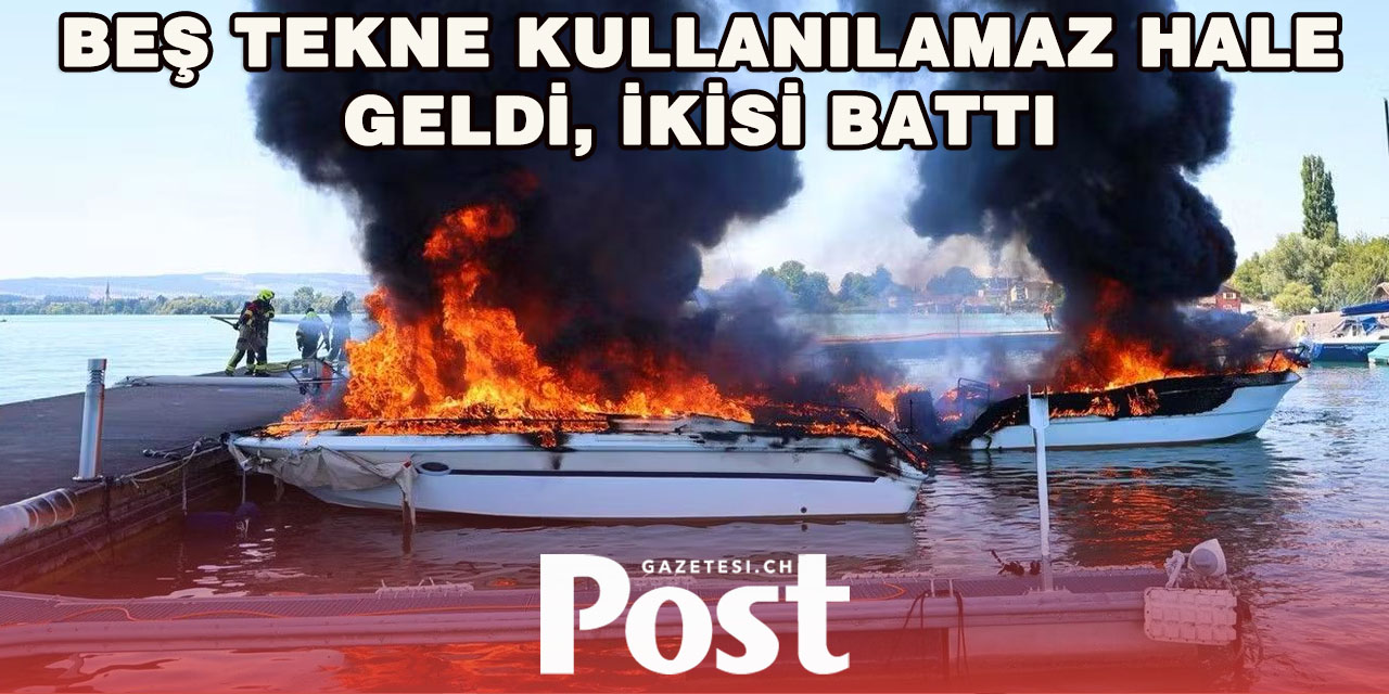 Zug Limanı’nda Yangın