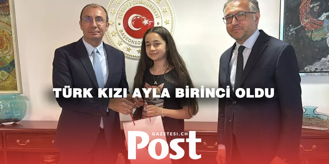 Berlin'de Okuma Yarışmasını Kazanan Türk Kızı Ayla Uluçam Başkonsolos'u Ziyaret Etti