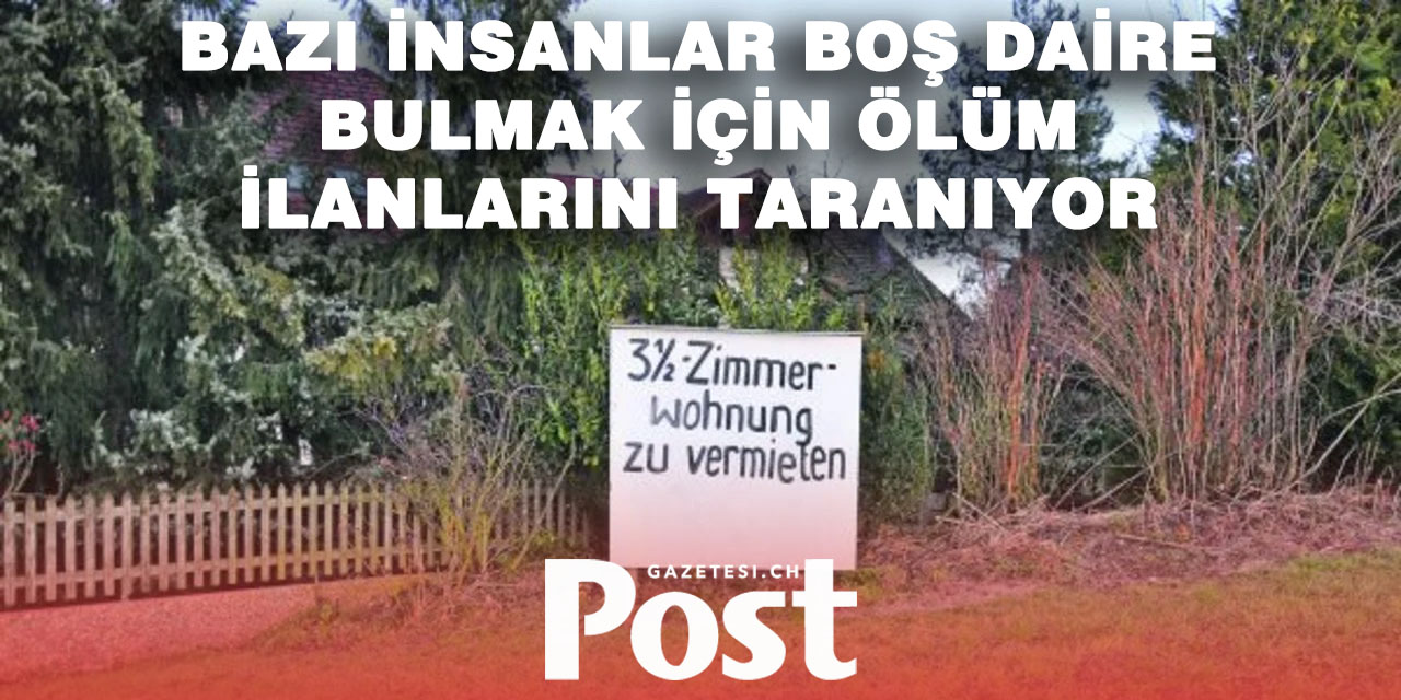 Zürih’te Kiralık Ev Krizi
