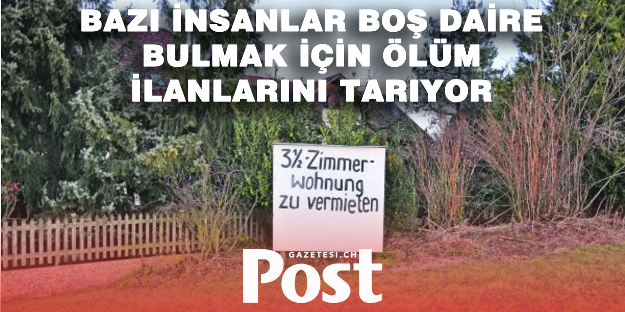 Zürih’te Kiralık Ev Krizi