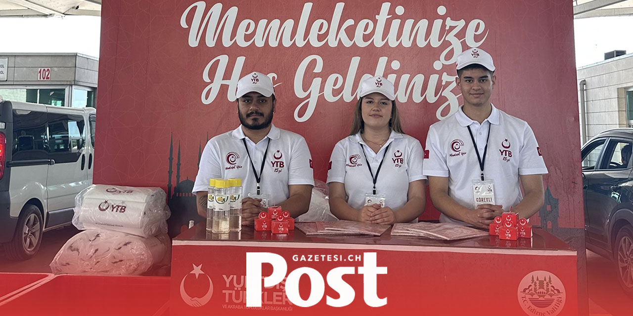 YTB'den Sınır Kapılarında “Karşılama ve Uğurlama” Hizmeti