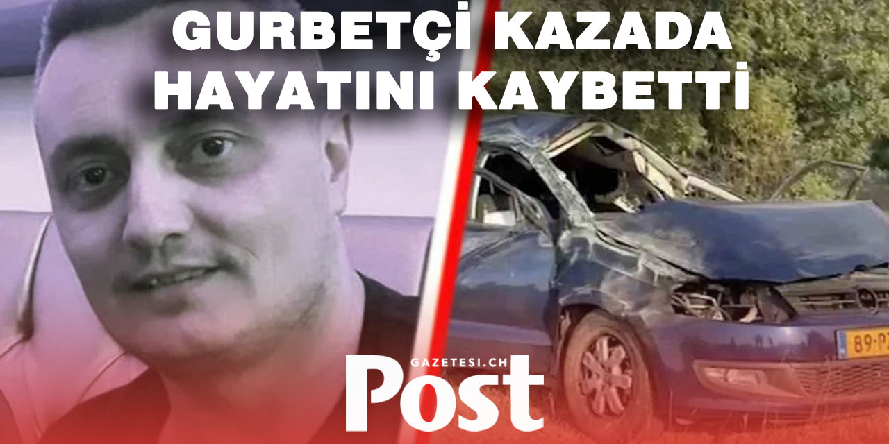 Gurbetçinin otomobili şarampole devrildi! Ata Duman öldü