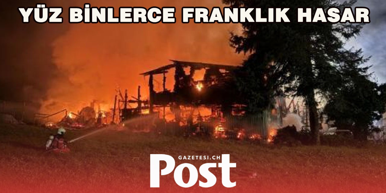 Höri’de Yangın: Hangar ve Ahır Kül Oldu