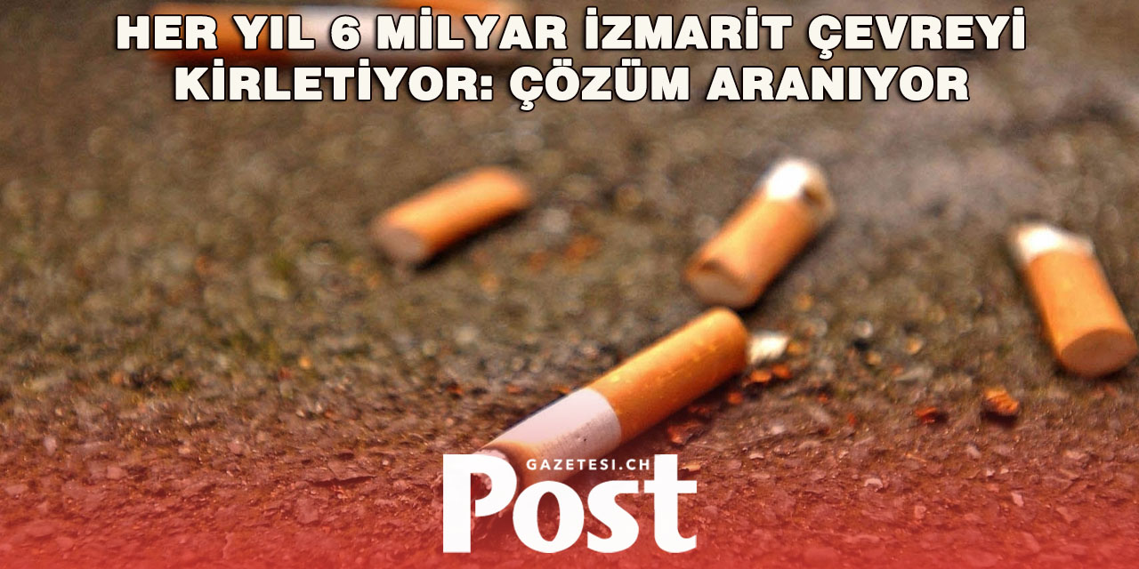 Sigara İzmariti Kirliliğine Karşı Yeni Önlemler Test Ediliyor