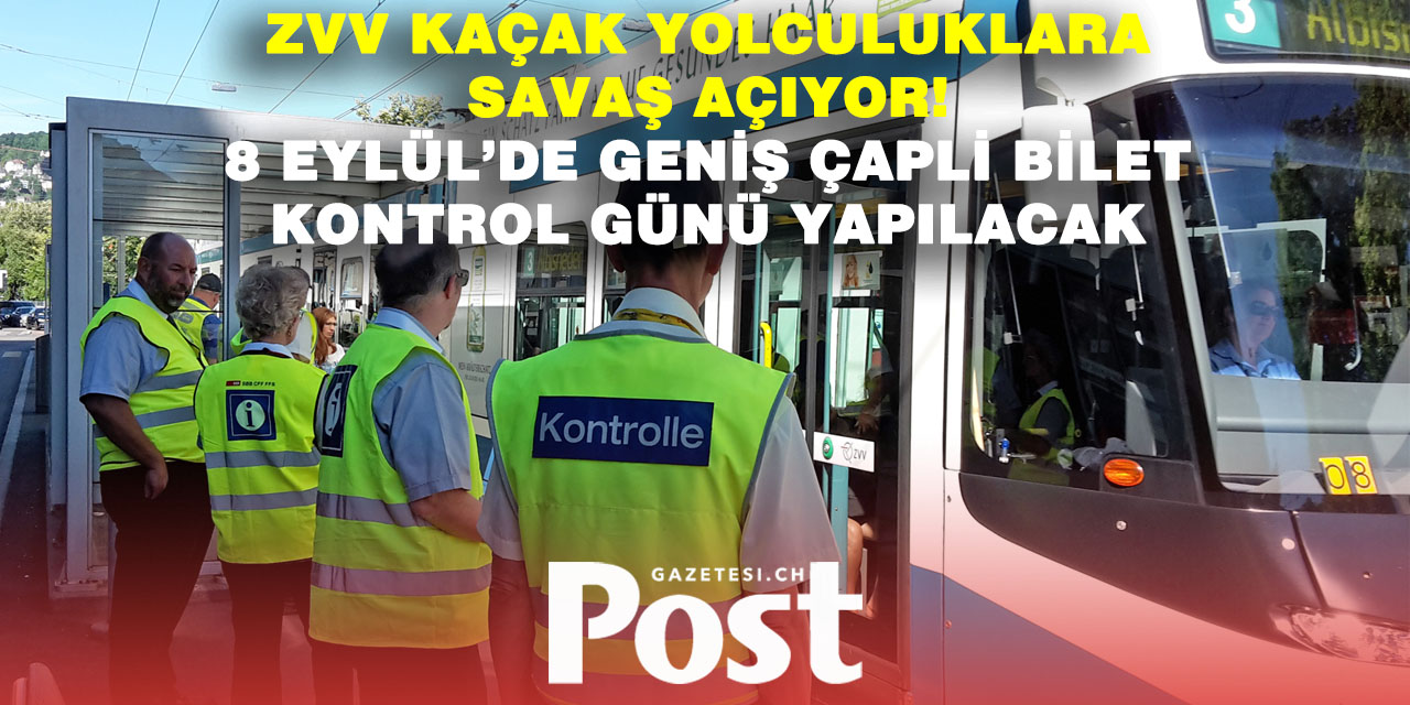 ZVV, kaçak yolcular yüzünden her yıl 80 milyon frank kaybediyor
