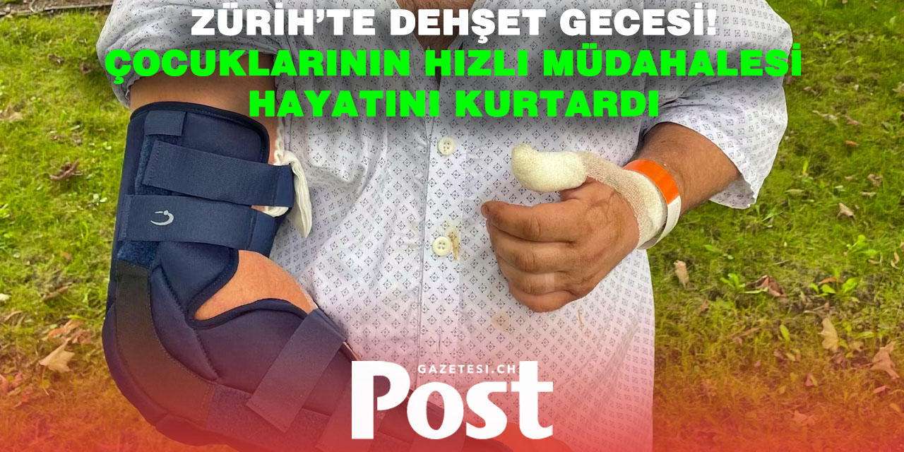 Zürih’te hırsızları durdurmaya çalışan baba bıçaklandı