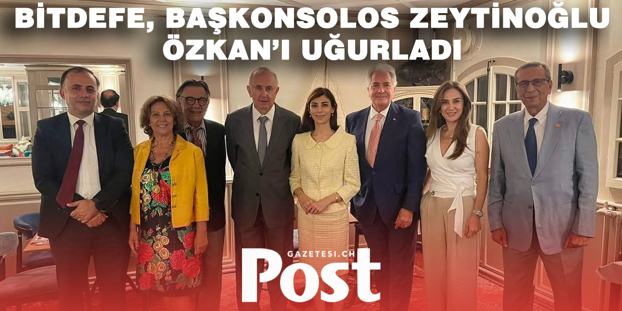 Başkonsolos Zeytinoğlu Özkan’a BİTDEFE’den Veda Daveti