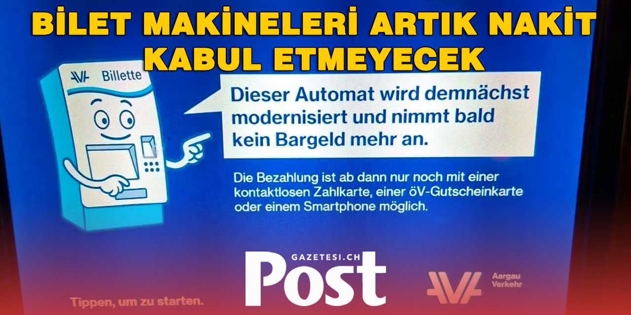 Aargau’da toplu taşımada nakit dönemi sona eriyor