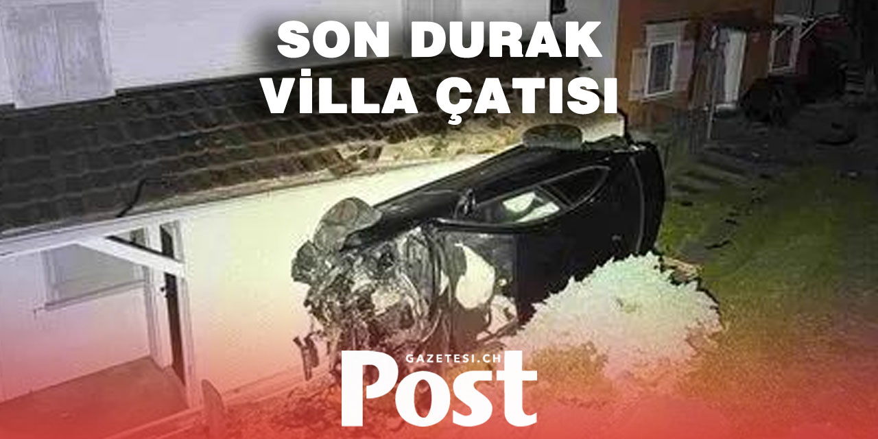 Appenzell’de Şoke Eden Kaza: Araç Villanın Çatısına Düştü