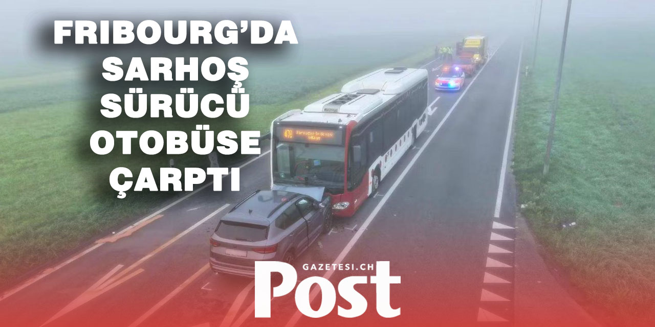 Fribourg’da önden çarpışma: Üç genç yaralandı